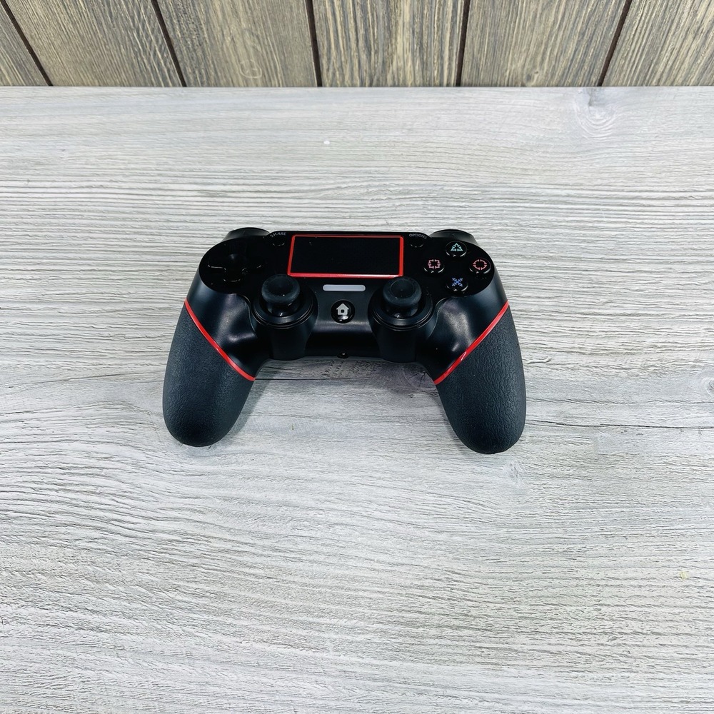 Wireless Game Controller for Sony PS4(Red)- Black Excellent Tested Working